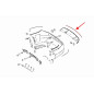 MERCEDES C-CLASS W204 2011-2014 RESTYLING MODANATURA POSTERIORE PARAURTI CENTRALE A2048853121 (Cod. 