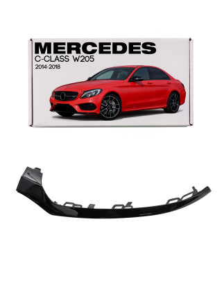 MERCEDES C-CLASS W205 2014-2018 MODANATURA ANTERIORE PARAURTI SINISTRA NERA A2058852500 (Cod. AP-533