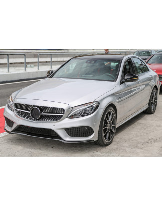 MERCEDES C-CLASS W205 2014-2018 MODANATURA ANTERIORE PARAURTI SINISTRA NERA A2058852500 (Cod. AP-533