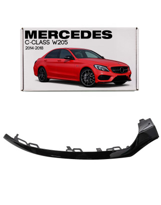 MERCEDES C-CLASS W205 2014-2018 MODANATURA ANTERIORE PARAURTI DESTRA NERA A2058852600 (Cod. AP-53325