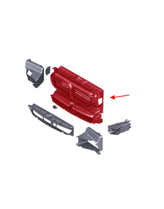 BMW SERIA 5 F10 berlina 2010-2017 PRESA D'ARIA CONDOTTO ARIA RADIATORE 51747200787 (Cod. AP-53453_A4