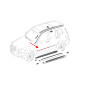 MERCEDES GLK X204 2008-2015 CROMATA MODANATURA ANTERIORI PORTE SINISTRA A2047200580 (Cod. AP-53464_A