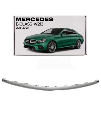 MERCEDES E-CLASS W213 2016-2020 PRE-RESTYLING CROMATA MODANATURA PARAURTI ANTERIORE A2138857000 (Cod