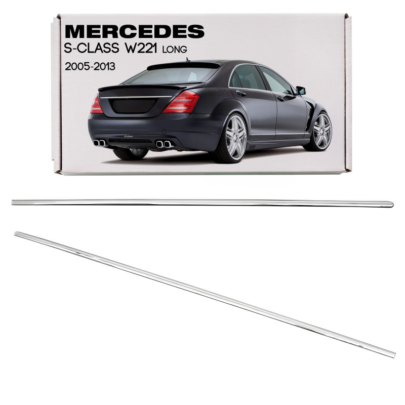MERCEDES S-CLASS W221 LONG 2005-2013 CROMATA MODANATURA POSTERIORI PORTE DESTRA A2216904680 (Cod. AP