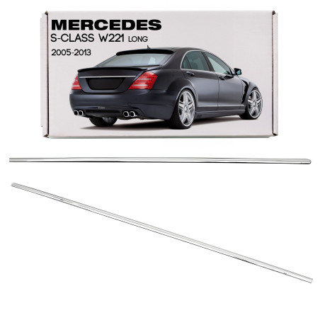 MERCEDES S-CLASS W221 LONG 2005-2013 CROMATA MODANATURA POSTERIORI PORTE DESTRA A2216904680 (Cod. AP