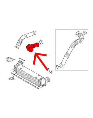 BMW Z4 E89 2009-2016 CAVO ASPIRAZIONE ARIA 13717605638 (Cod. AP-53544_A4x4)