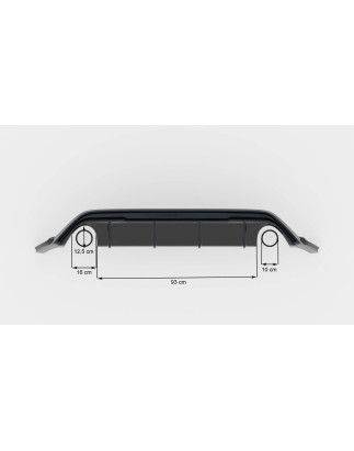 Sottoparaurti posteriore V.3 Ford Focus  ST Mk4  (Cod. M-FO-FO-4-ST-RS2G)