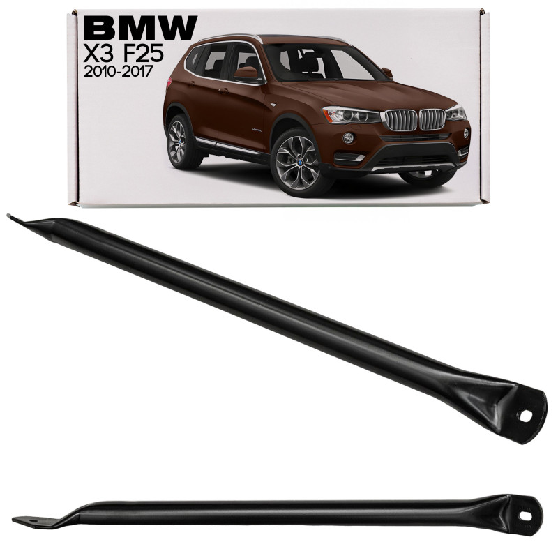 BMW X3 F25 2010-2017 TUBO V DESTRO SUPPORTO PANNELLO FRONTALE 51647210504 (Cod. AP-53532_A4x4)