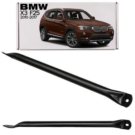 BMW X3 F25 2010-2017 TUBO V DESTRO SUPPORTO PANNELLO FRONTALE 51647210504 (Cod. AP-53532_A4x4)