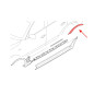 BMW X3 E83 2003-2010 MODANATURA POSTERIORE PARAFANGO SINISTRA 51713330867 (Cod. AP-53534_A4x4)