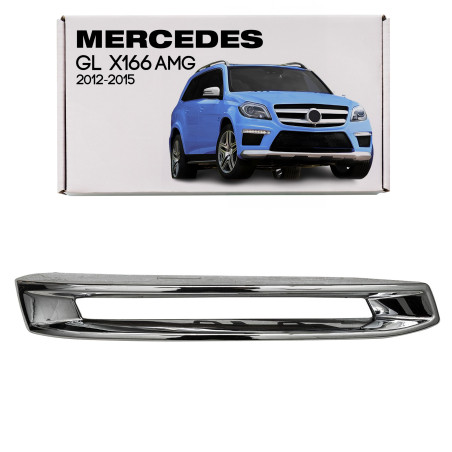 MERCEDES GL X166 2012-2015 CROMATA CORNICE LUCI LED DESTRA A1668851874 (Cod. AP-53639_A4x4)