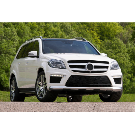 MERCEDES GL X166 2012-2015 CROMATA CORNICE LUCI LED DESTRA A1668851874 (Cod. AP-53639_A4x4)