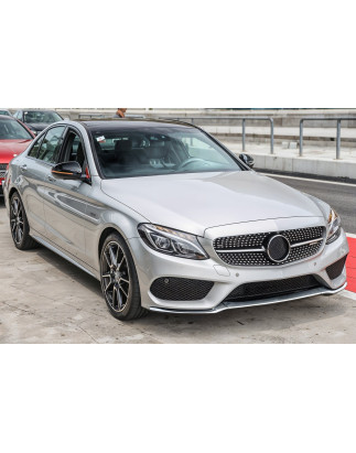 MERCEDES C-CLASS W205 2015-2019 PRE-RESTYLING CROMATA MODANATURA ANTERIORE PARAURTI DESTRA A20588514