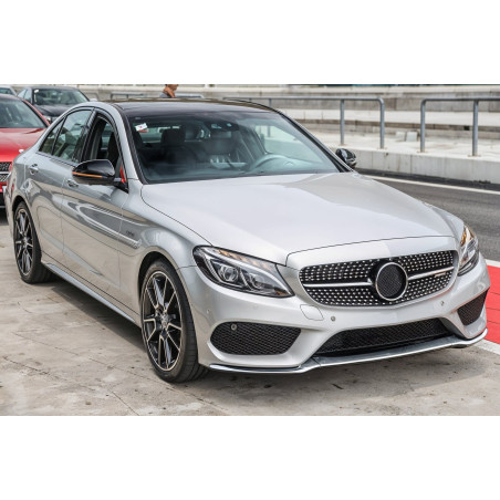 MERCEDES C-CLASS W205 2015-2019 PRE-RESTYLING CROMATA MODANATURA ANTERIORE PARAURTI DESTRA A20588514