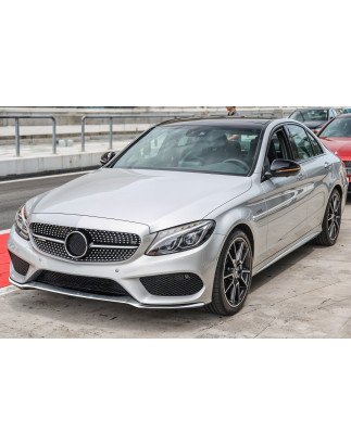 MERCEDES C-CLASS W205 2015-2019 PRE-RESTYLING CROMATA MODANATURA ANTERIORE PARAURTI DESTRA A20588514