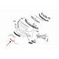 MERCEDES C-CLASS W205 2014-2018 PRE-RESTYLING CROMATA MODANATURA ANTERIORE PARAURTI CENTRALE A205885