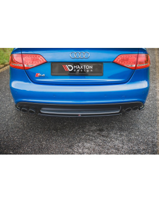 Splitter posteriore Audi S4 / A4 S-Line B8 berlina (Cod. M-AU-S4-B8-RD1G)