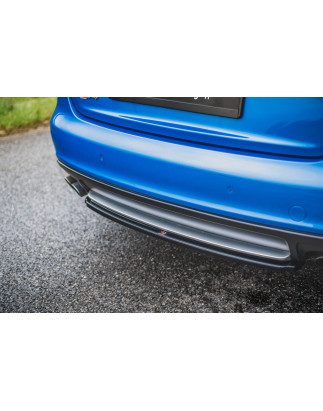 Splitter posteriore Audi S4 / A4 S-Line B8 berlina (Cod. M-AU-S4-B8-RD1G)