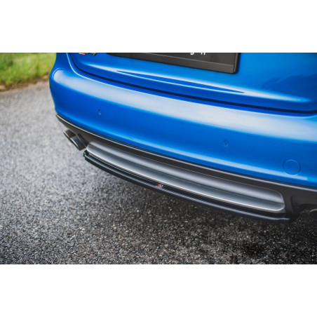 Splitter posteriore Audi S4 / A4 S-Line B8 berlina (Cod. M-AU-S4-B8-RD1G)