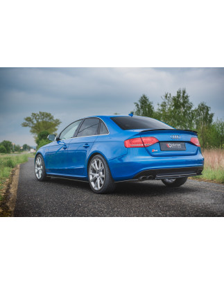 Splitter posteriore Audi S4 / A4 S-Line B8 berlina (Cod. M-AU-S4-B8-RD1G)