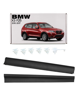 BMW X3 F25 2010-2017 MODANATURA ANTERIORI PORTE DESTRA 51137205780 (Cod. AP-53657_A4x4)