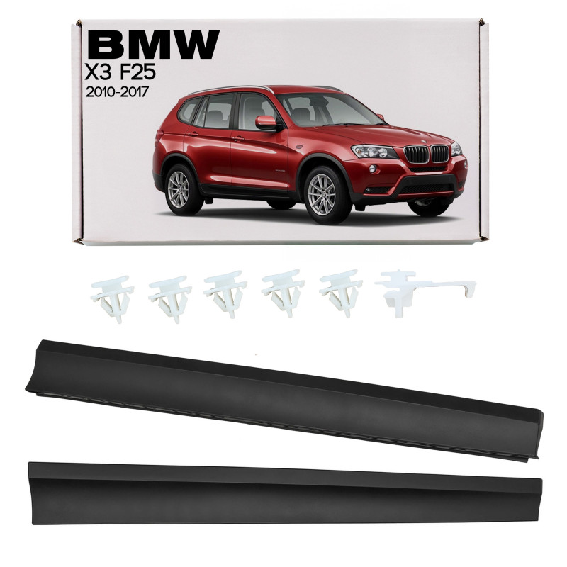 BMW X3 F25 2010-2017 MODANATURA ANTERIORI PORTE DESTRA 51137205780 (Cod. AP-53657_A4x4)
