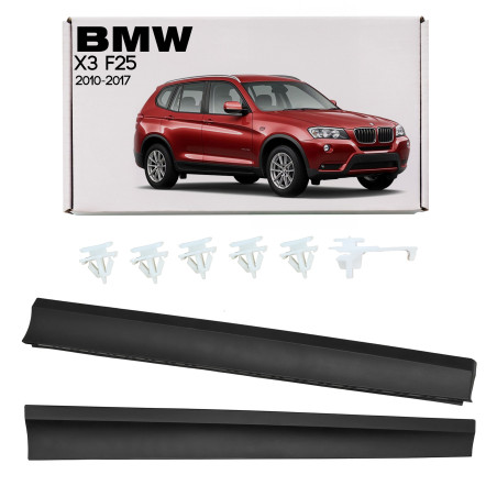 BMW X3 F25 2010-2017 MODANATURA ANTERIORI PORTE DESTRA 51137205780 (Cod. AP-53657_A4x4)