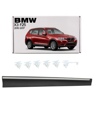 BMW X3 F25 2010-2017 MODANATURA PORTE ANTERIORI DESTRA 51137220610 (Cod. AP-53659_A4x4)