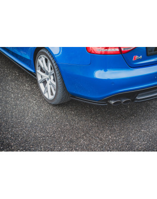 Splitters posteriori laterali Audi S4 / A4 S-Line B8 berlina (Cod. M-AU-S4-B8-RSD1G)