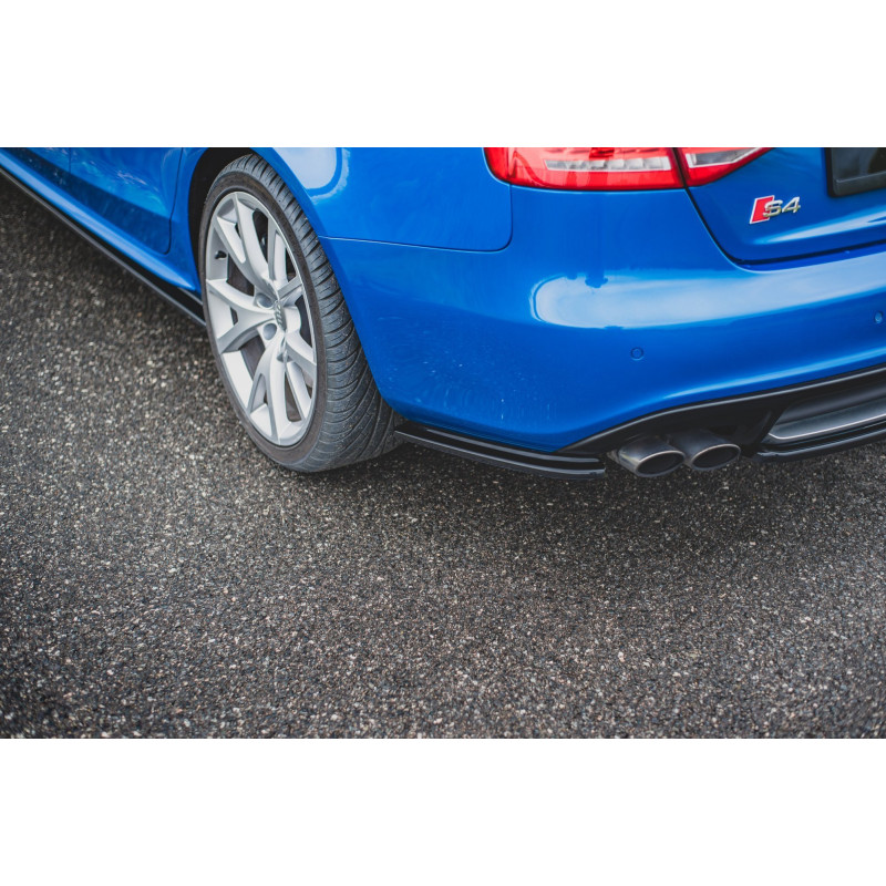 Splitters posteriori laterali Audi S4 / A4 S-Line B8 berlina (Cod. M-AU-S4-B8-RSD1G)