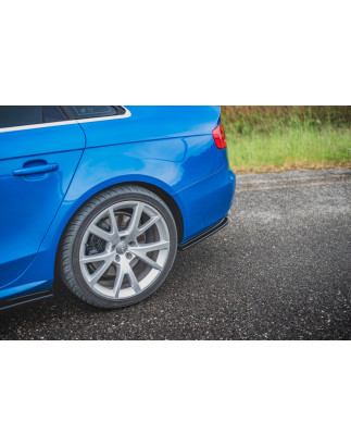 Splitters posteriori laterali Audi S4 / A4 S-Line B8 berlina (Cod. M-AU-S4-B8-RSD1G)