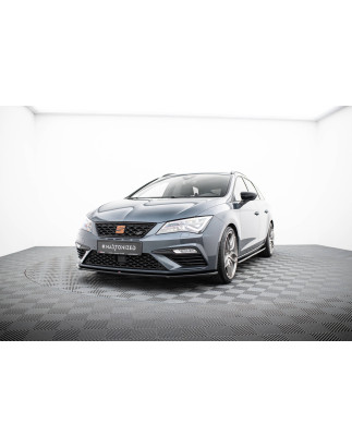 SPLITTER ANTERIORE V.4 Seat Leon Cupra / FR Mk3 FL (Cod. M-SE-LE-3F-CU-FD4G)