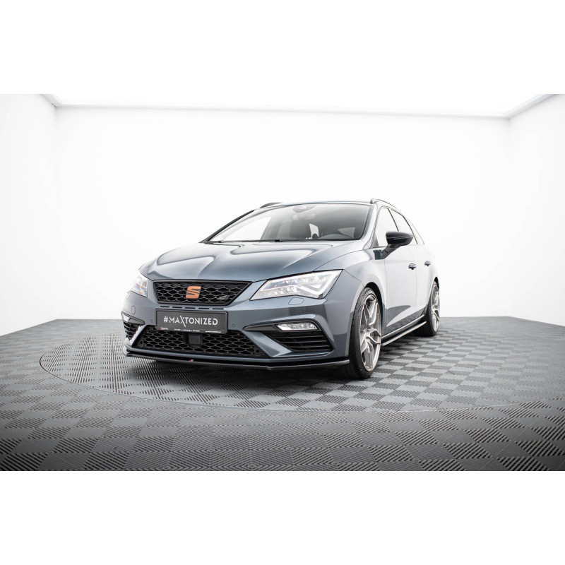 SPLITTER ANTERIORE V.4 Seat Leon Cupra / FR Mk3 FL (Cod. M-SE-LE-3F-CU-FD4G)