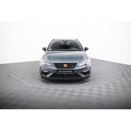 SPLITTER ANTERIORE V.4 Seat Leon Cupra / FR Mk3 FL (Cod. M-SE-LE-3F-CU-FD4G)