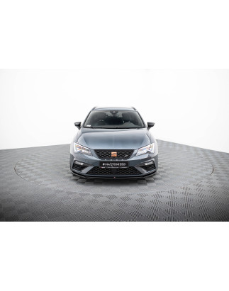 SPLITTER ANTERIORE V.4 Seat Leon Cupra / FR Mk3 FL (Cod. M-SE-LE-3F-CU-FD4G)