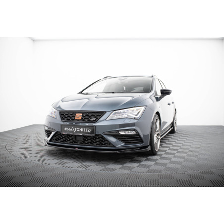 SPLITTER ANTERIORE V.5 Seat Leon Cupra / FR Mk3 FL (Cod. M-SE-LE-3F-CU-FD5G)
