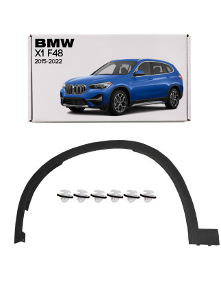 BMW X1 F48 2015-2022 MODANATURA ANTERIORE PARAFANGO SINISTRA 51777332337 (Cod. AP-53713_A4x4)