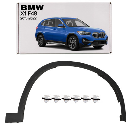 BMW X1 F48 2015-2022 MODANATURA ANTERIORE PARAFANGO DESTRA 51777332338 (Cod. AP-53714_A4x4)