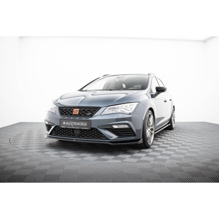 SPLITTER ANTERIORE V.7 Seat Leon Cupra / FR Mk3 FL (Cod. M-SE-LE-3F-CU-FD7G)
