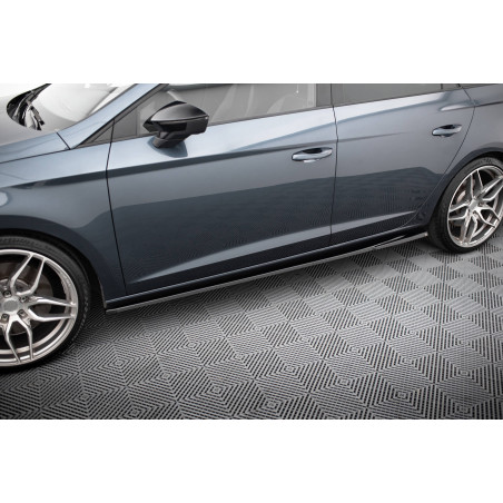 Diffusori minigonne V.5 Seat Leon Cupra / FR Mk3 / Mk3 Facelift (Cod. M-SE-LE-3F-CU-SD5G)