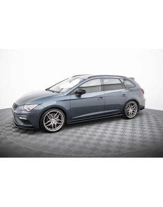 Diffusori minigonne V.5 Seat Leon Cupra / FR Mk3 / Mk3 Facelift (Cod. M-SE-LE-3F-CU-SD5G)