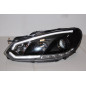 Fari Day Light Volkswagen Golf 6 Black 2009-2012 (Cod. E-FAW120)