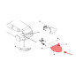 NISSAN X-TRAIL III T32 2017-2021 RESTYLING FANALE POSTERIORE CARROZZERIA SINISTRA 265556FP0A (Cod. A
