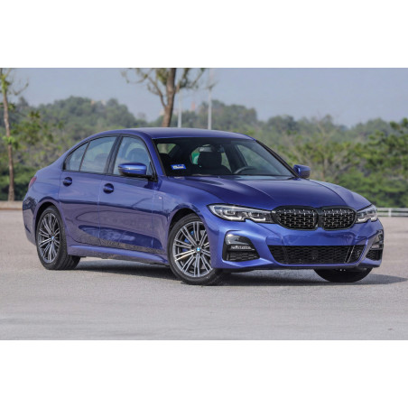 BMW SERIA 3 G20 2018-2022 PRE-RESTYLING TUNING MASCHERINA ANTERIORE DIAMOND NERO MASCHERINA DOPPIO R