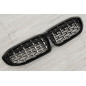 BMW SERIA 3 G20 2018-2022 PRE-RESTYLING TUNING MASCHERINA ANTERIORE DIAMOND NERO MASCHERINA DOPPIO R
