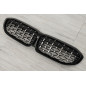 BMW SERIA 3 G20 2018-2022 PRE-RESTYLING TUNING MASCHERINA ANTERIORE DIAMOND NERO MASCHERINA DOPPIO R