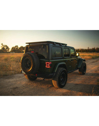 JEEP WRANGLER JL 2018+ PORTAPACCHI TETTO PIATTAFORMA (Cod. AP-53890_A4x4)