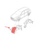 AUDI Q7 4M 2015-2020 PRE-RESTYLING IN TESSUTO PASSARUOTA ANTERIORE SINISTRO PARTE ANTERIORE 4M082117