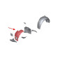 BMW SERIA 7 F04 2010-2012 PASSARUOTA ANTERIORE SINISTRO PARTE ANTERIORE 51717185163 (Cod. AP-54002_A