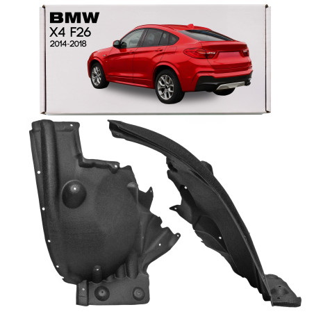 BMW X4 F26 2014-2018 IN TESSUTO PASSARUOTA ANTERIORE SINISTRO PARTE POSTERIORE 51717213643 (Cod. AP-